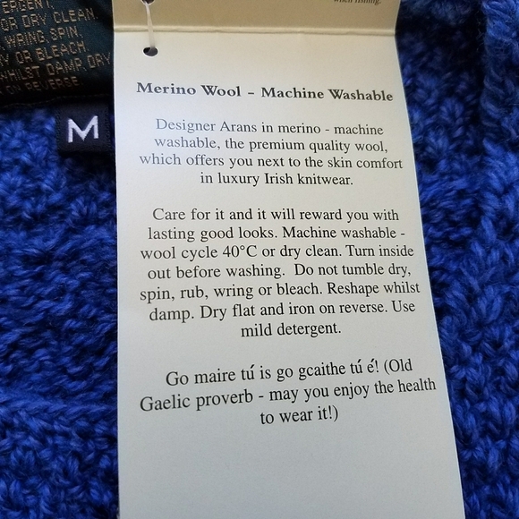 Carraig Donn Vintage Merino Wool Cardigan - Picture 8 of 8